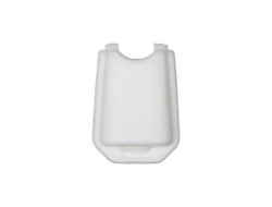 Petits embouts de cordon plastique blanc