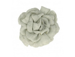 Fleur sur broche - Vert saule