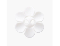 Bouton fleur blanc