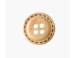 Bouton bois naturel