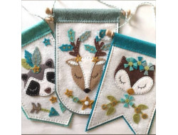 Kit feutrine animaux de la forêt sleepy