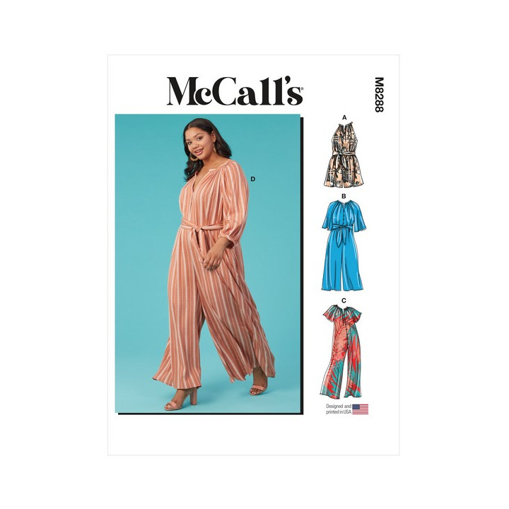 Patron Combinaison femmes McCall's M8288  - 1