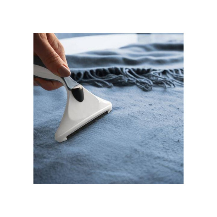 Rasoir Et Brosse Anti-bouloches Pour Tissus 4-en-1 (bleu