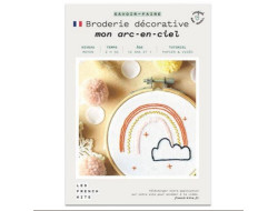 French'Kits Broderie décorative Mon arc en ciel