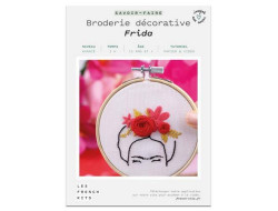 French'Kits Broderie décorative Frida
