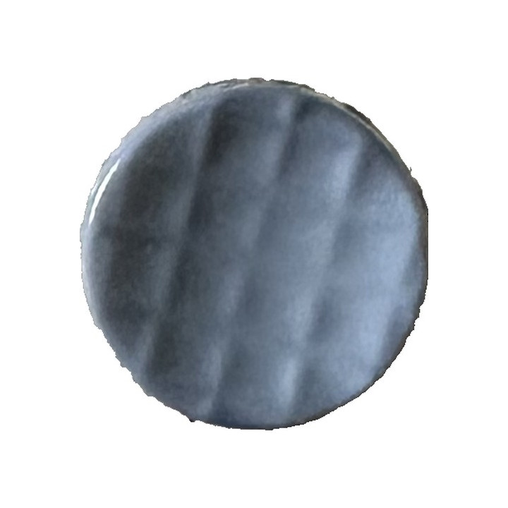 Bouton pastille gris 11 mm  - 1
