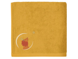 Drap de douche 70 x 140 - Lion safran  - 1