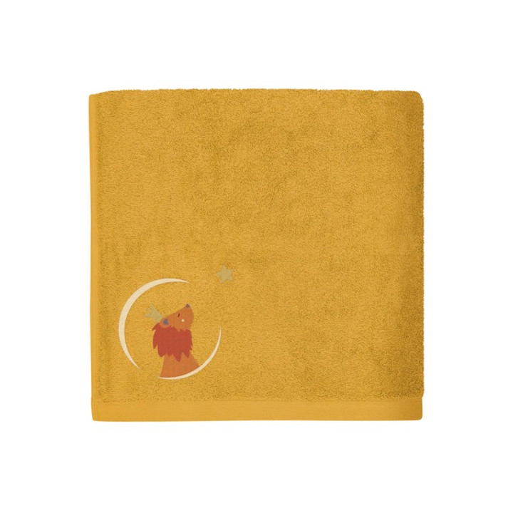 Drap de douche 70 x 140 - Lion safran  - 1