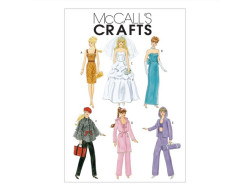 Patron vêtements de mode pour poupée de 29.50 cm McCall's M6258 OSZ  - 1