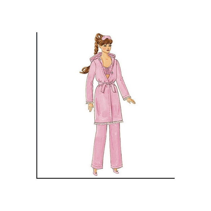 Patron vêtements de mode pour poupée de 29.50 cm McCall's M6258 OSZ  - 6