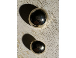 Boutons boule 18 et 22 mm- Doré  - 1