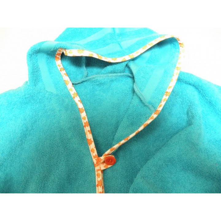 Biais replié tortue orange  - 3