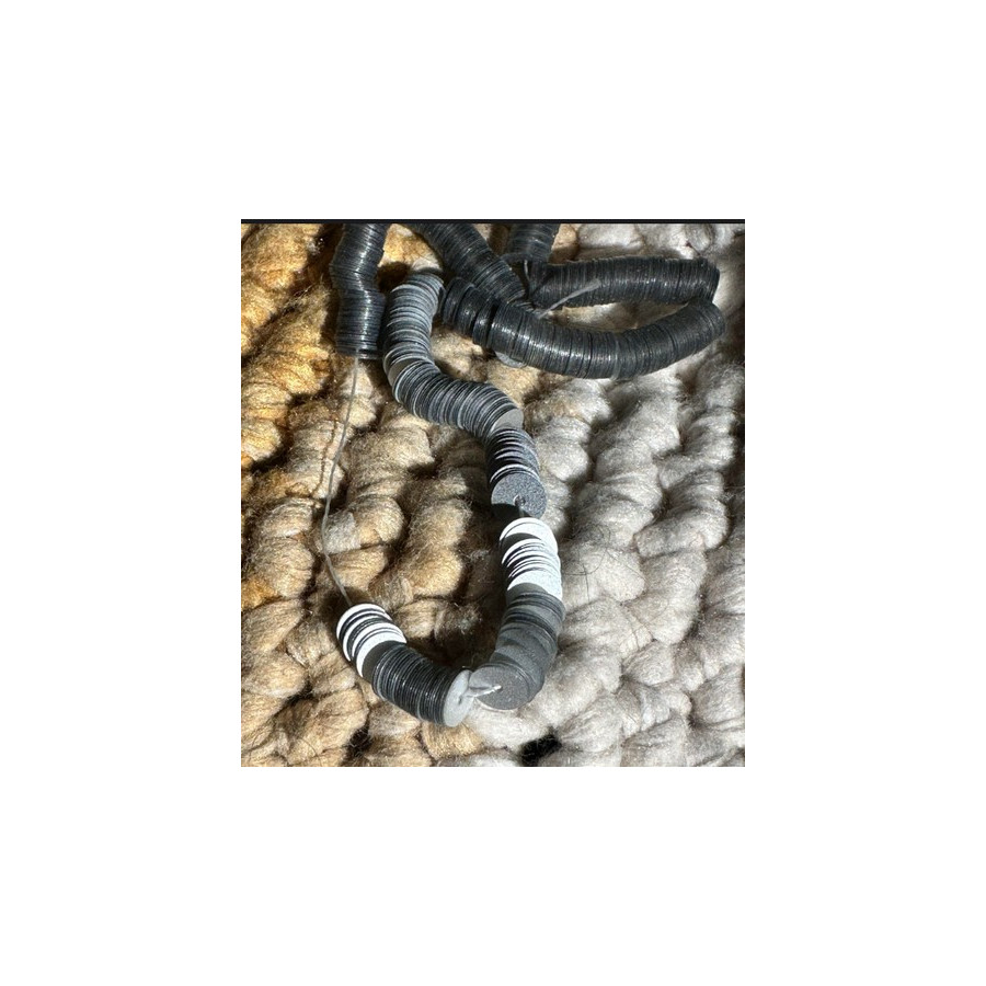 Paillettes Argent mat 5 mm  - 2