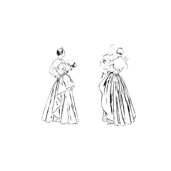 Patron Robe de soirée - Vogue V1963  - 3