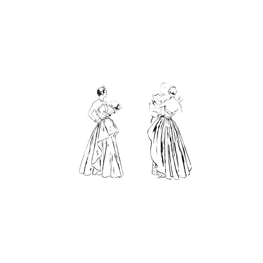 Patron Robe de soirée - Vogue V1963  - 3