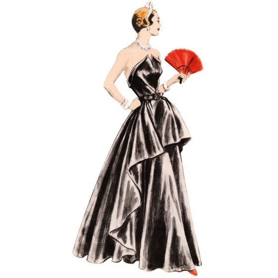 Patron Robe de soirée - Vogue V1963  - 4