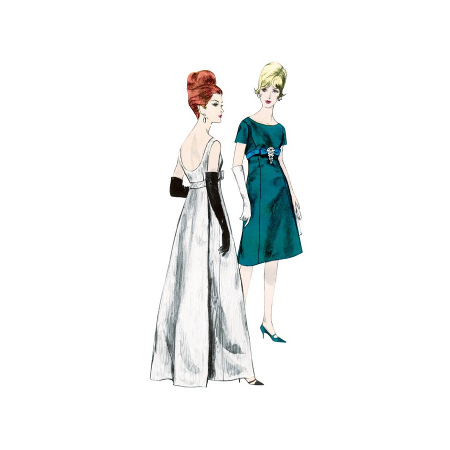Patron Robe de soirée - Vogue V1965  - 4