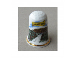Dé à coudre de collection porcelaine Castres