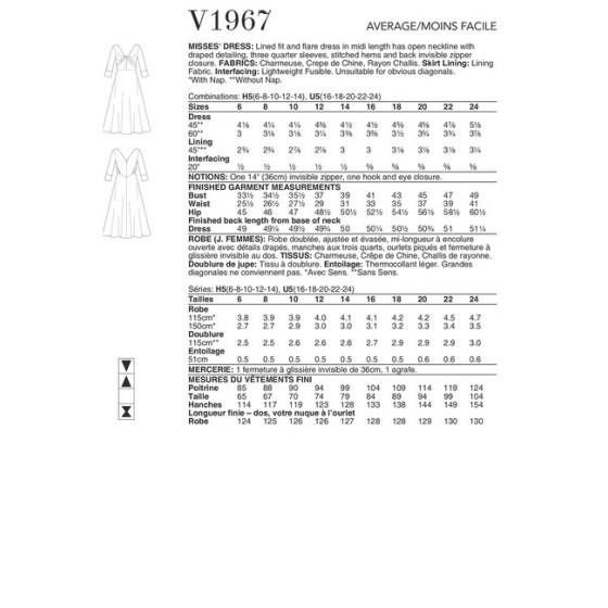 Patron Robe - Vogue V1967  - 2