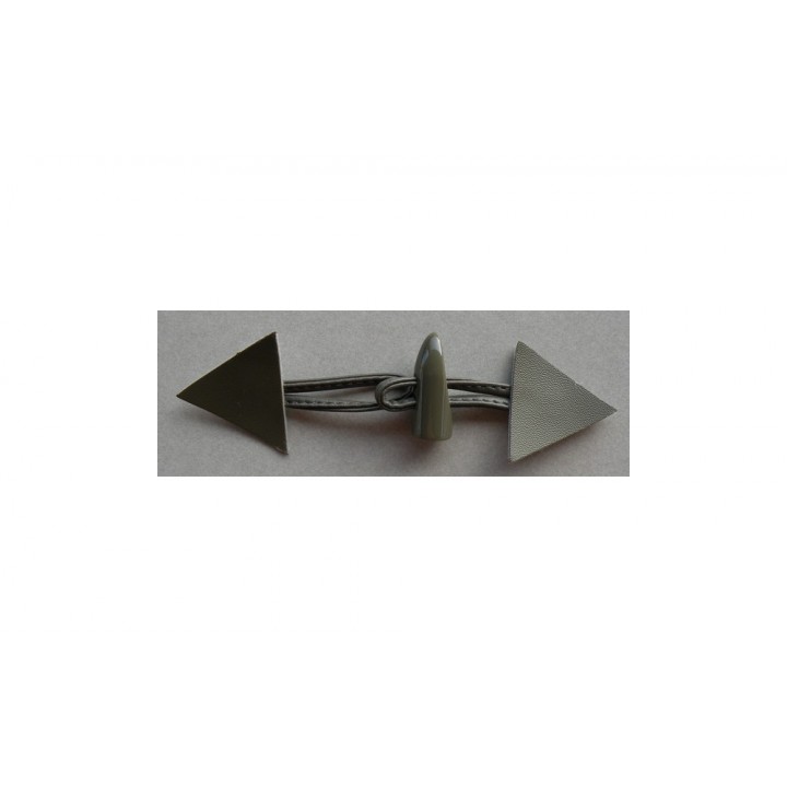Brandebourg triangle kaki  - 1