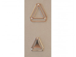 Accessoire métal pour bretelle, croisure