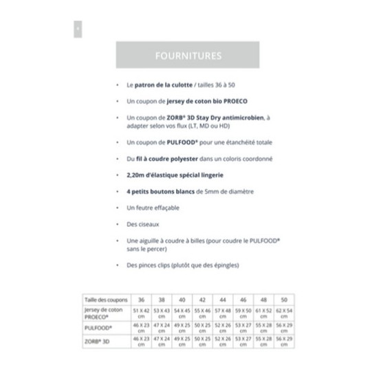 Tuto ZORB couture La culotte menstruelle avec insert  - 2