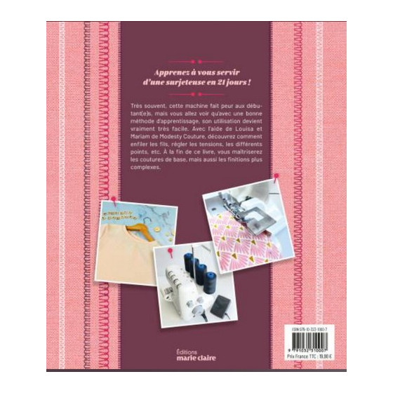 21 jours pour apprendre à coudre à la surjeteuse  - 2