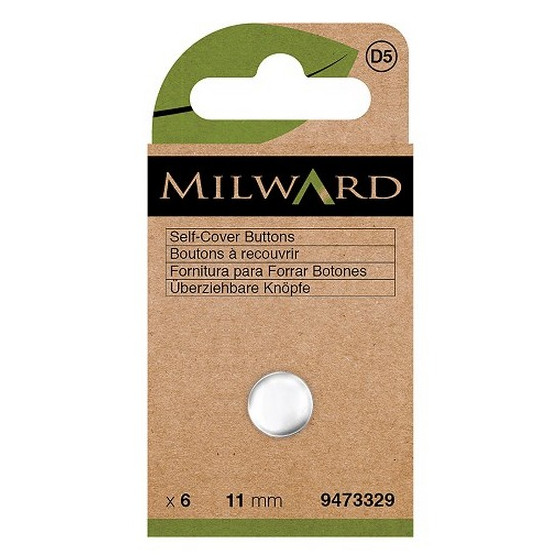 Boutons à recouvrir 11 mm Milward  - 1