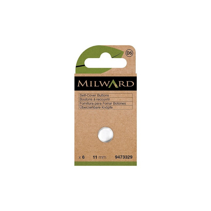 Boutons à recouvrir 11 mm Milward  - 1