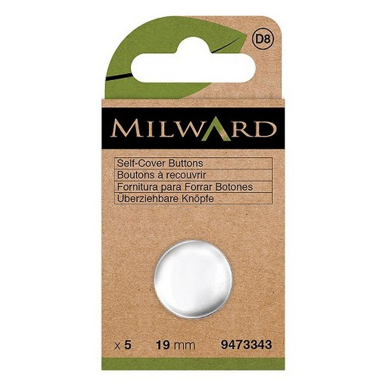 Boutons à recouvrir 19 mm Milward  - 1