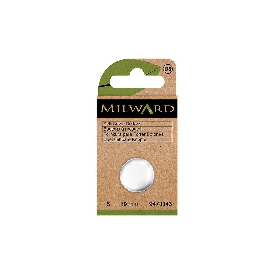 Boutons à recouvrir 19 mm Milward  - 1