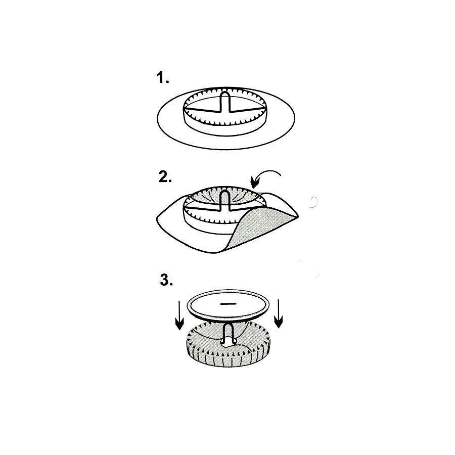 Boutons à recouvrir 19 mm Milward  - 2