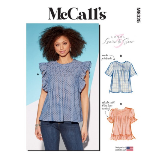 Patron Haut pour Jeunes Femmes - Mc Call's M8325  - 1
