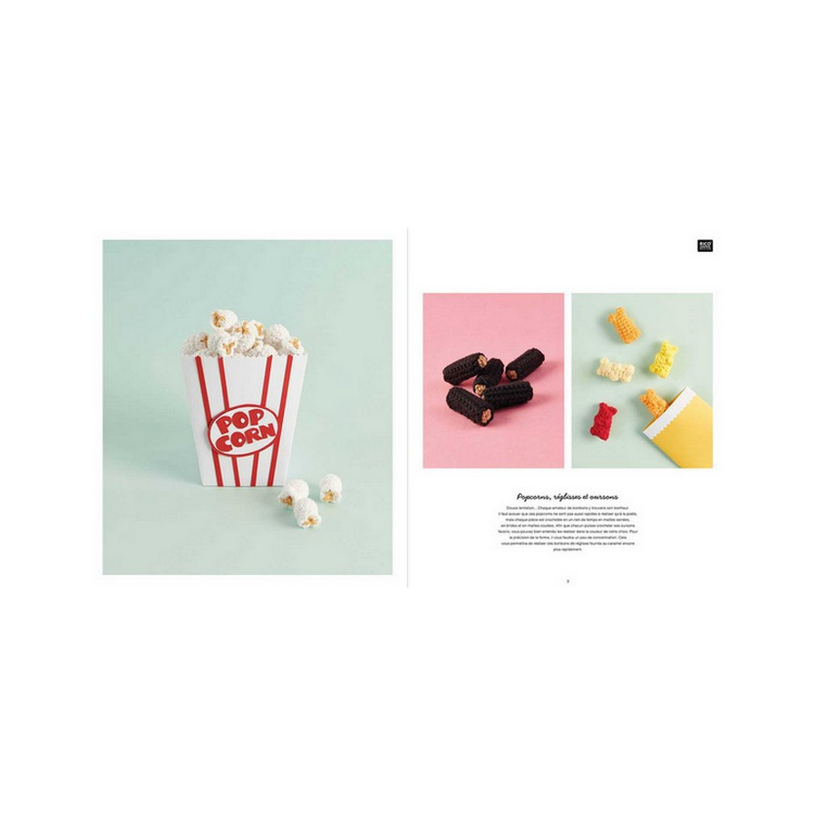 Livre Ricorumi Snacks, Rico Design  - 2