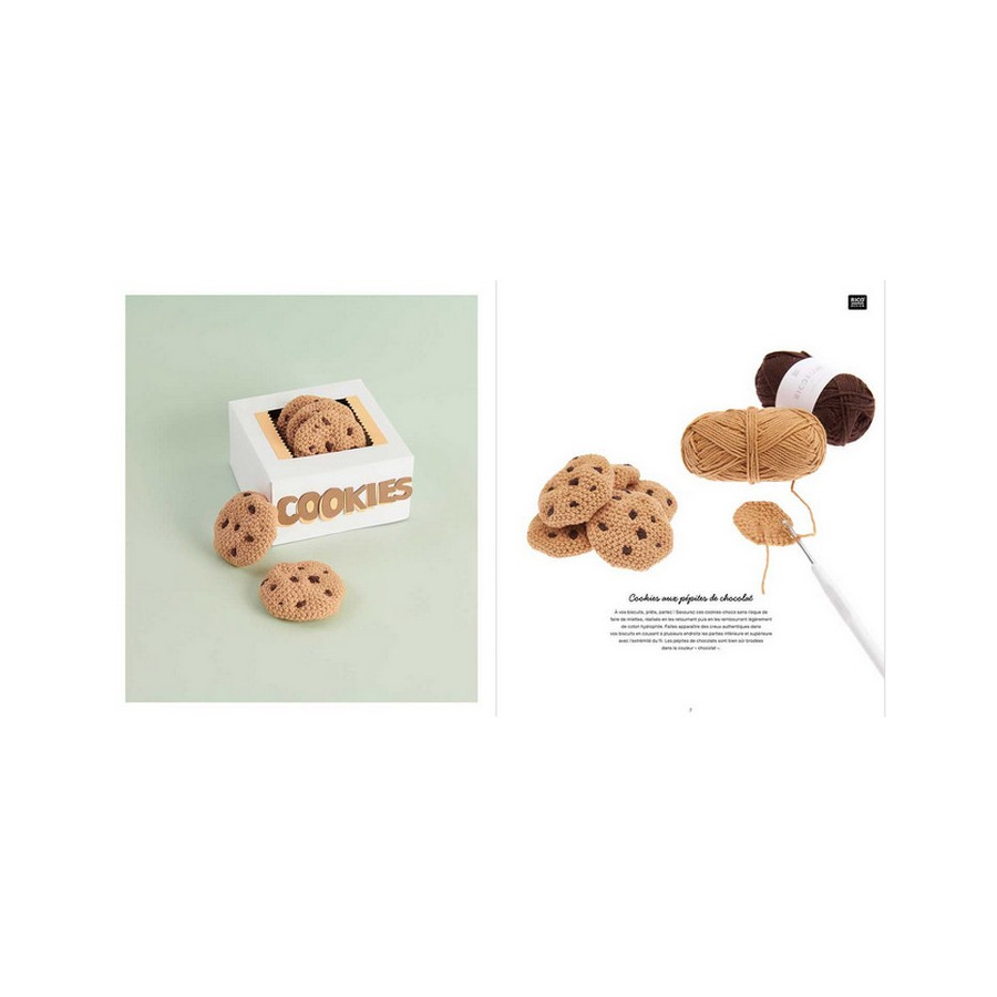 Livre Ricorumi Snacks, Rico Design  - 3