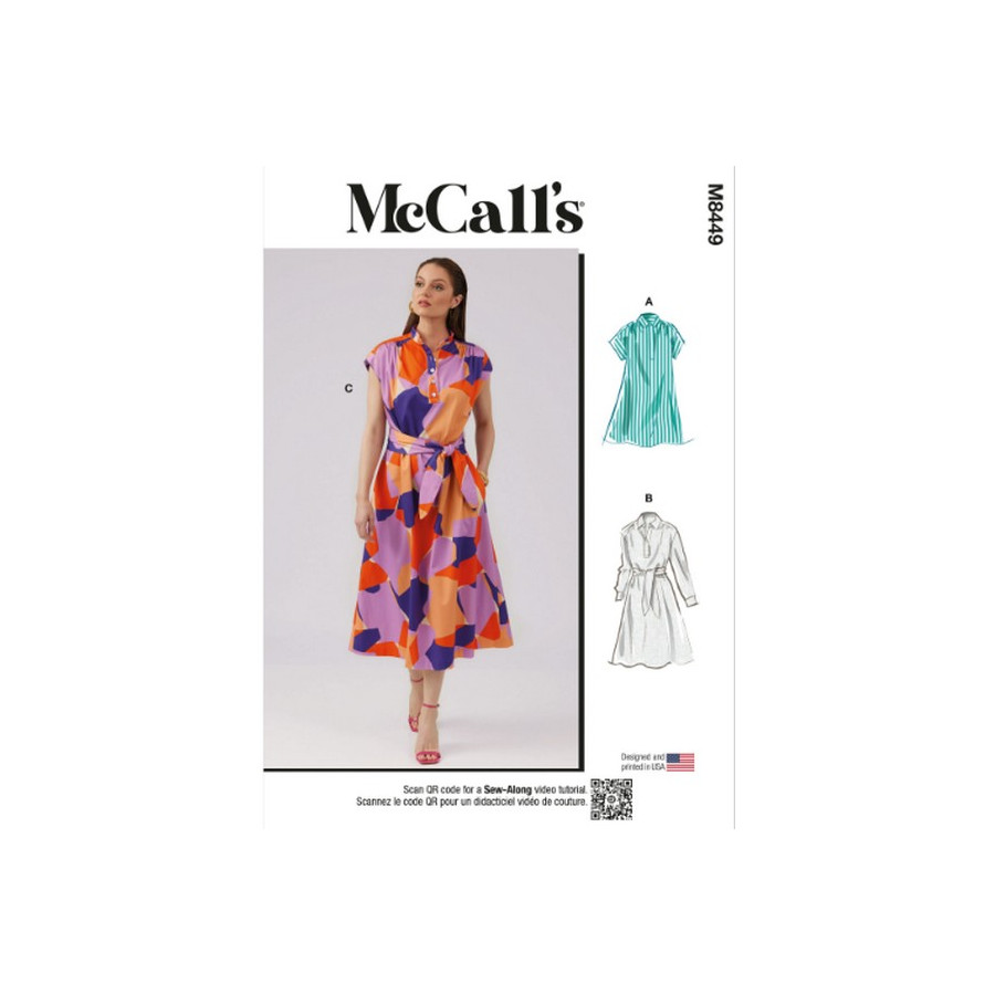 Patron Robe pour femmes - Mc Call's M8449  - 1