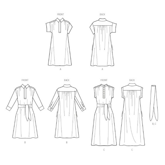 Patron Robe pour femmes - Mc Call's M8449  - 3
