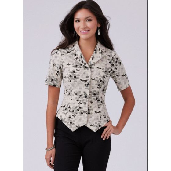 Patron gilet boutonnée pour femmes - Mc Call's M8451  - 4