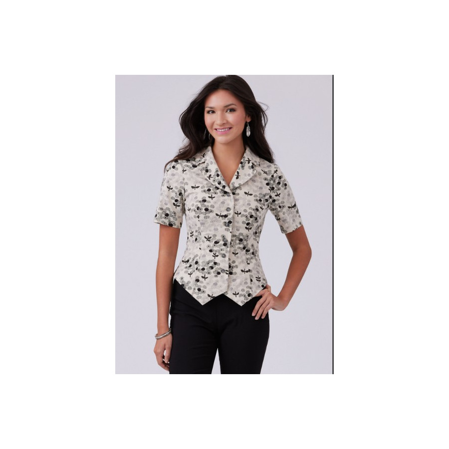 Patron gilet boutonnée pour femmes - Mc Call's M8451  - 4