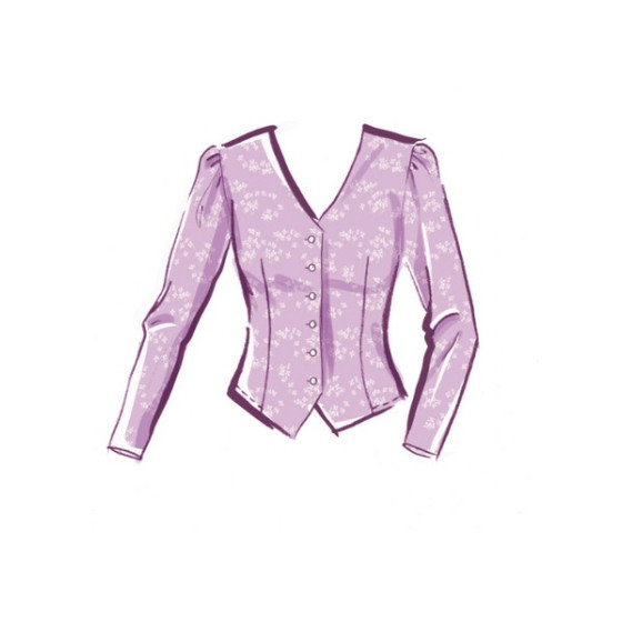 Patron gilet boutonnée pour femmes - Mc Call's M8451  - 6