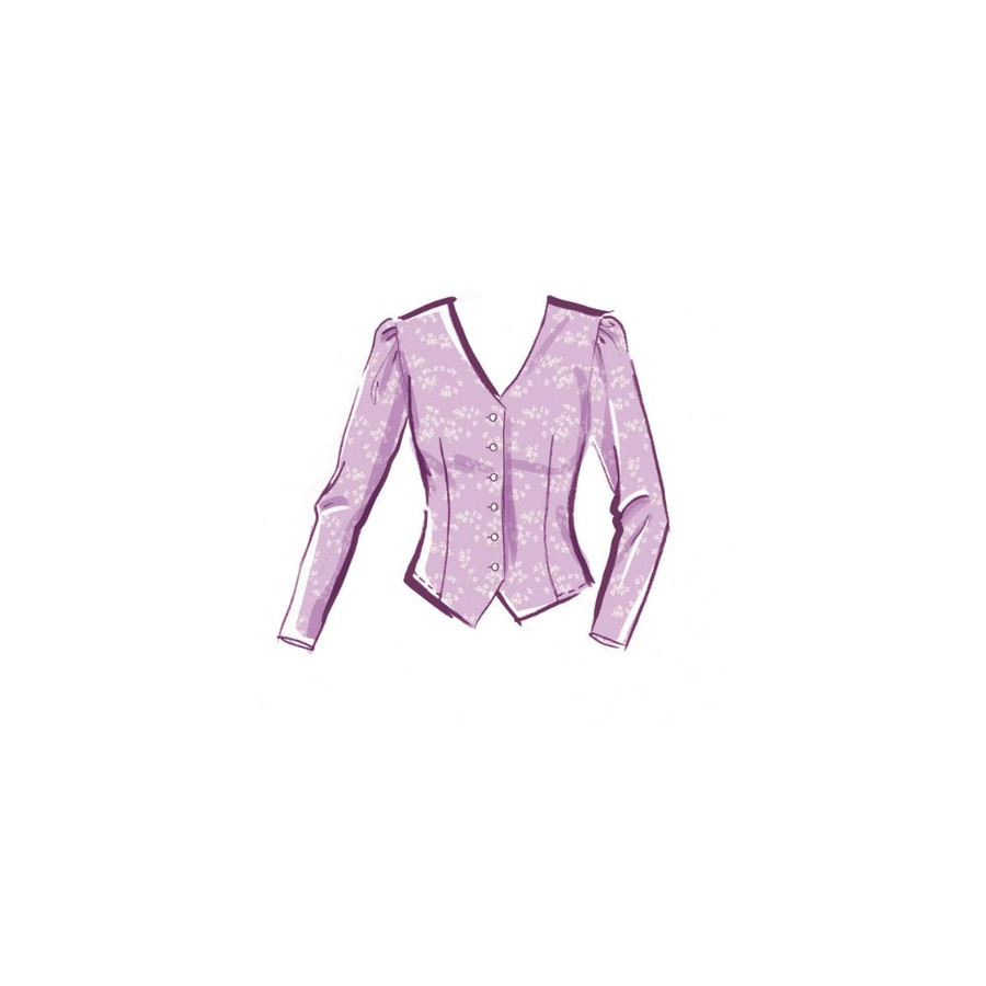 Patron gilet boutonnée pour femmes - Mc Call's M8451  - 6