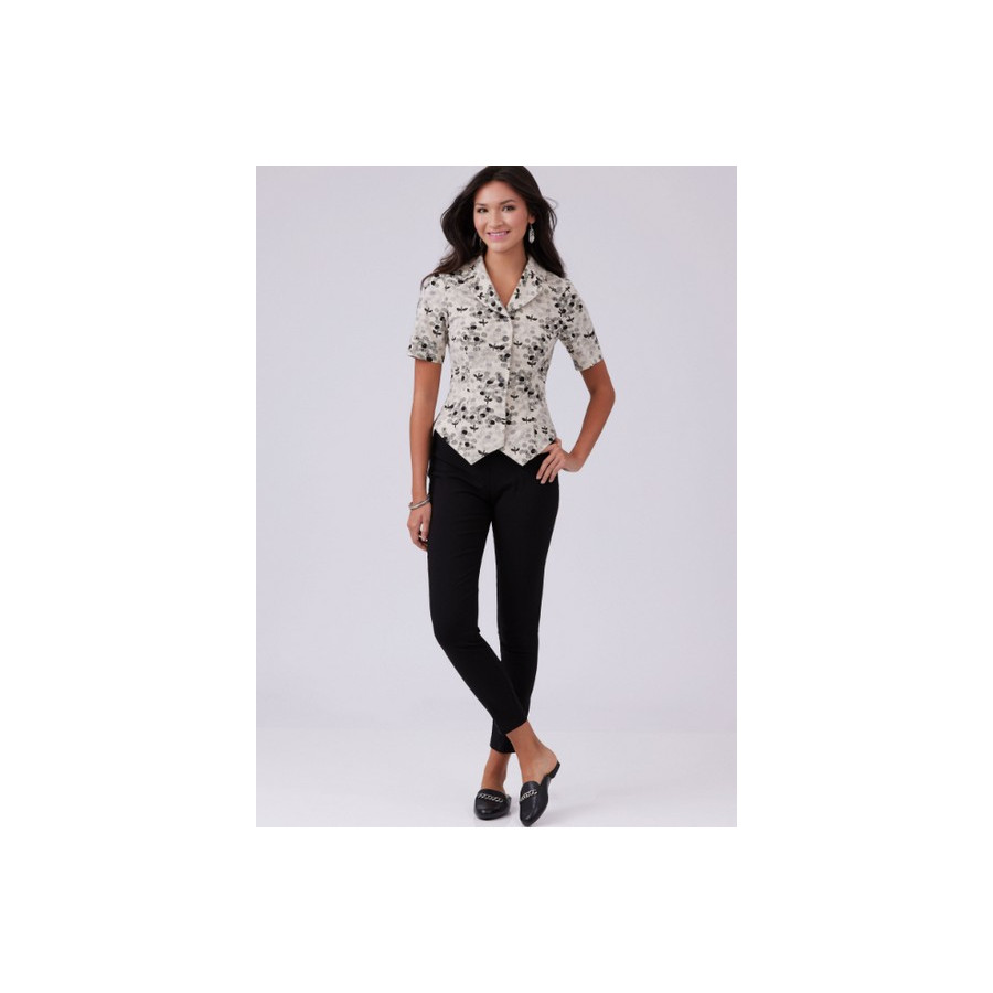 Patron gilet boutonnée pour femmes - Mc Call's M8451  - 7