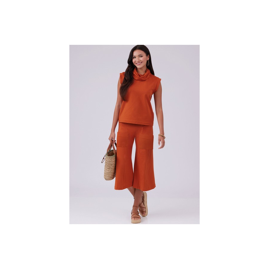Patron Haut, Short et Pantalon pour femmes - Mc Call's M8456  - 4