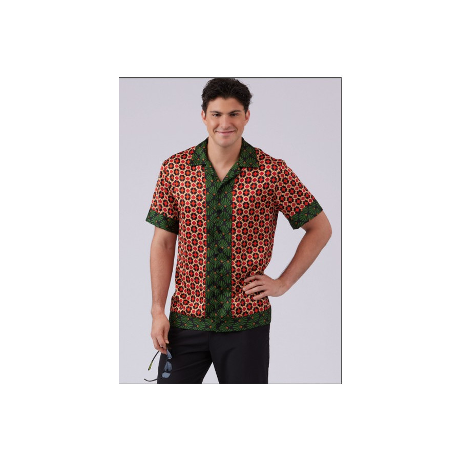 Patron Chemises bowling pour hommes - Mc Call's M8459  - 4