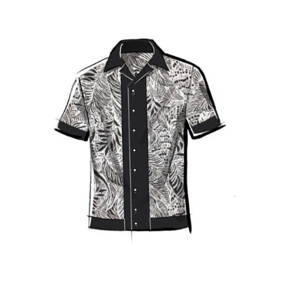 Patron Chemises bowling pour hommes - Mc Call's M8459  - 7