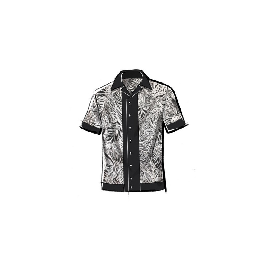 Patron Chemises bowling pour hommes - Mc Call's M8459  - 7