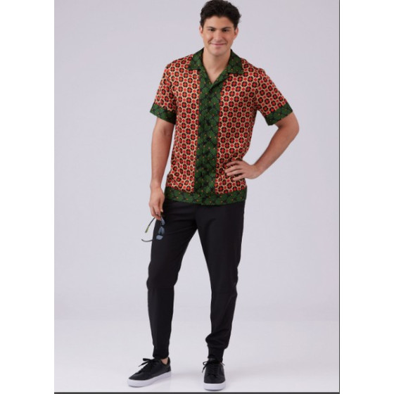 Patron Chemises bowling pour hommes - Mc Call's M8459  - 8