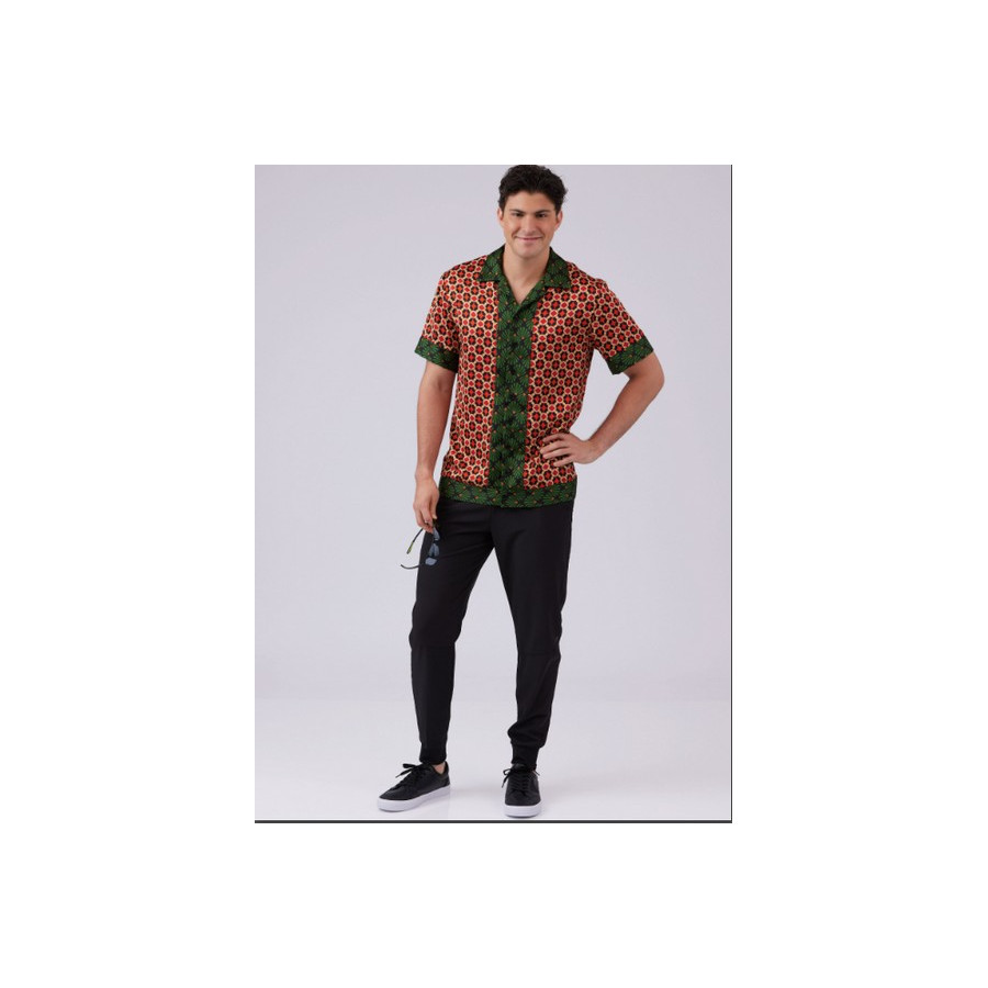 Patron Chemises bowling pour hommes - Mc Call's M8459  - 8