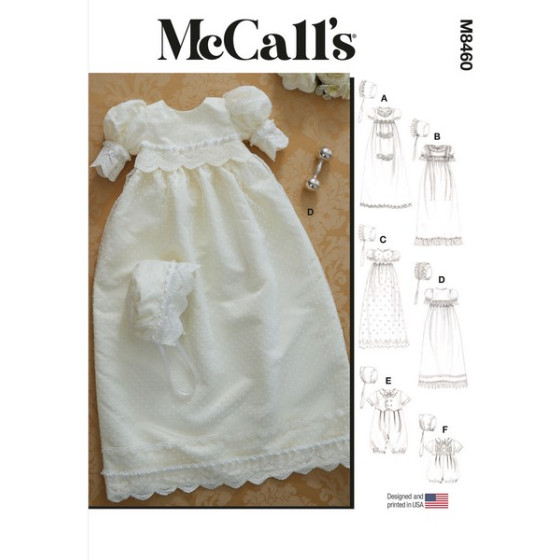 Patron Robes pour bébés - Mc Call's M8460  - 1