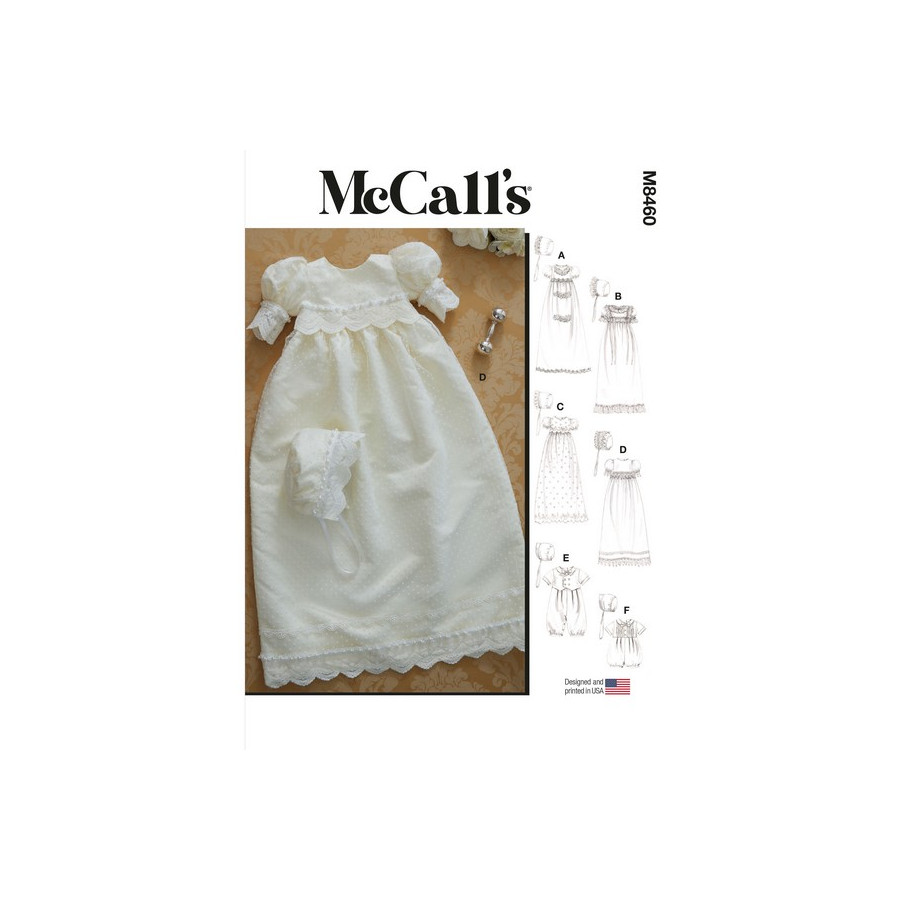 Patron Robes pour bébés - Mc Call's M8460  - 1